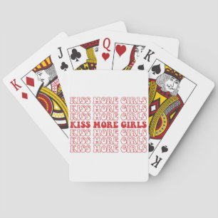 Jeu De Cartes Embrassez plus de filles Lesbienne Bisexuelle Mois