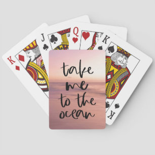 Jeu De Cartes Emmenez-Moi À L'Océan