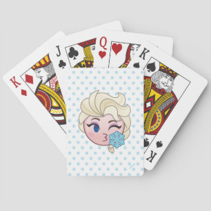 Jeu De Cartes Emoji congelé   Elsa Jetant un baiser