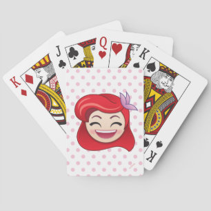 Jeu De Cartes Emoji petite sirène   Princesse Ariel - Heureuse