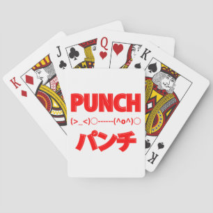 Jeu De Cartes Émoticônes de punch japonais