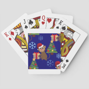 Jeu De Cartes Émotion de singe de père Noël