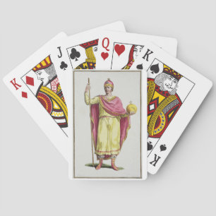 Jeu De Cartes Empereur Otto III (980-1002), gravé par Pierre Du