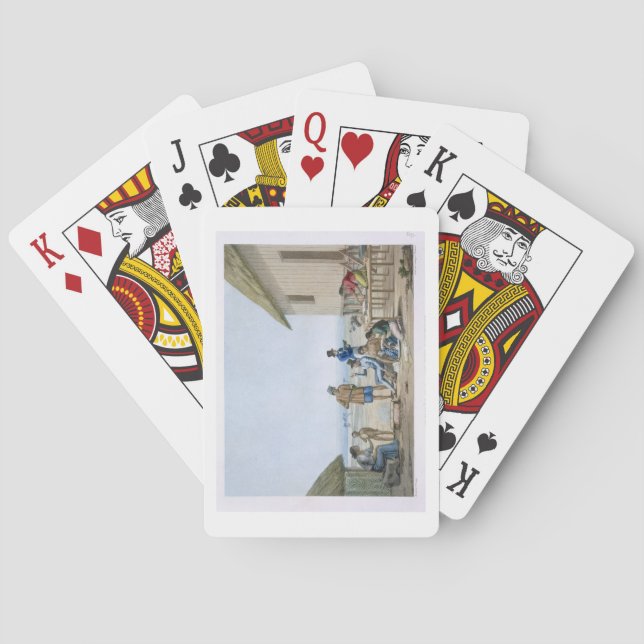 Jeu De Cartes Emplois domestiques, Agagna, Guam, Philippines, f (dos)