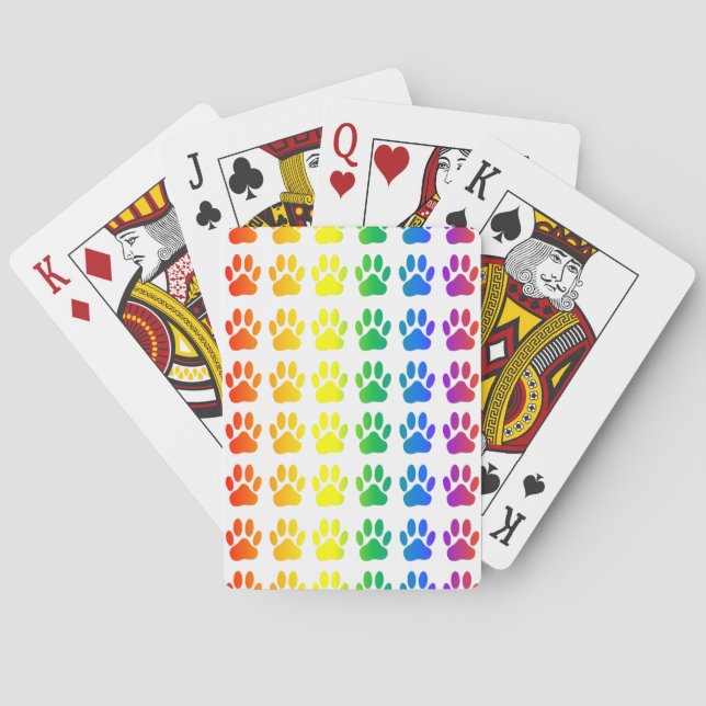 Jeu De Cartes Empreinte Rainbow Chien (dos)