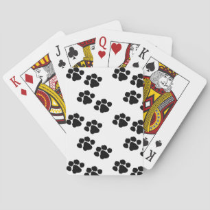 Jeu De Cartes Empreintes de pattes Pour Les Propriétaires D'Anim
