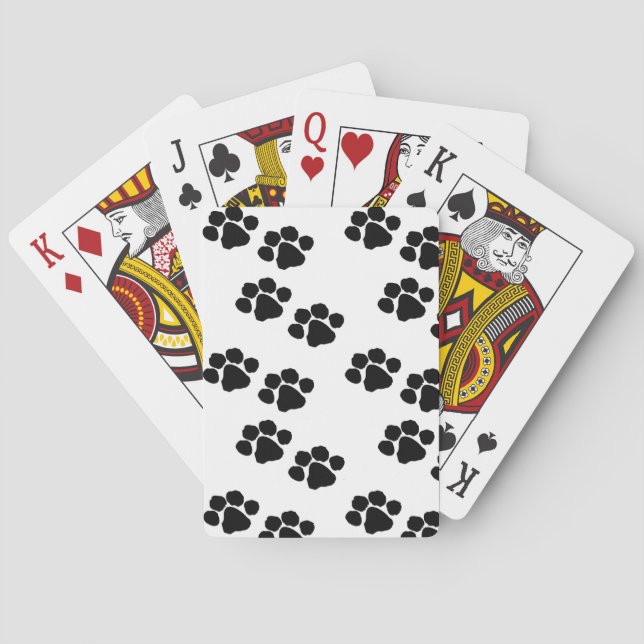 Jeu De Cartes Empreintes de pattes Pour Les Propriétaires D'Anim (dos)