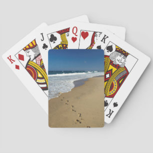Jeu De Cartes Empreintes Sur La Plage, Mabibi, Thongaland