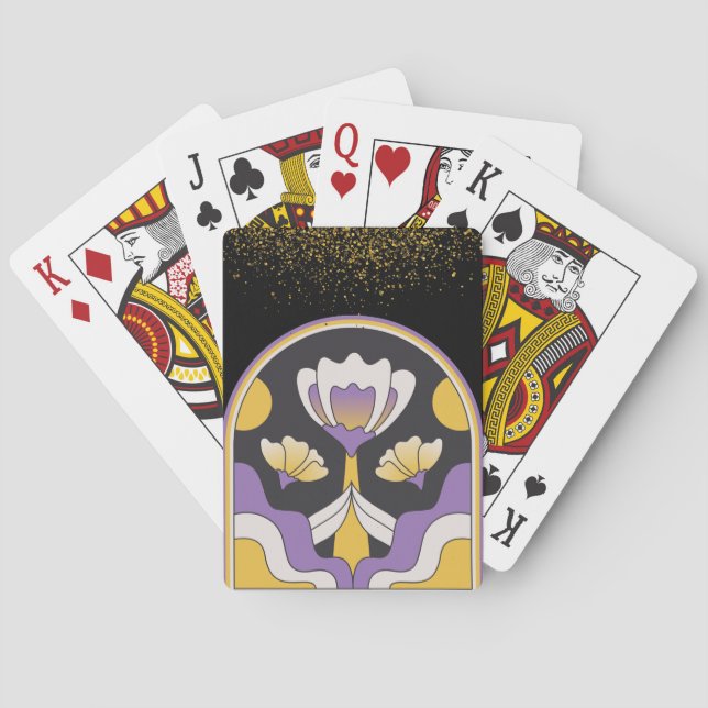 Jeu De Cartes Enby NB Non binaire Genderqueer Pride Jouer des ca (dos)