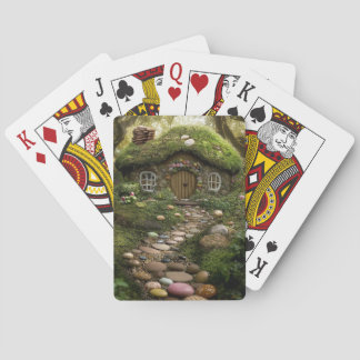 Jeu De Cartes Enchanted Moss-Top Candy Cottage Playing Cards