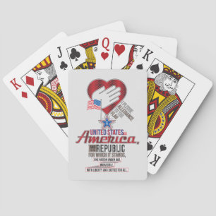 Jeu De Cartes Engagement d'allégeance des États-Unis