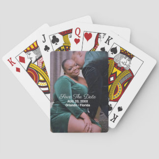 Jeu De Cartes Enregistrer la photo du mariage Date Jouer aux car
