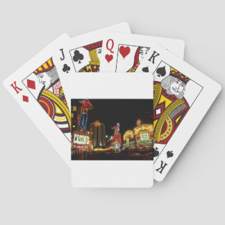 Jeu De Cartes Enseigne des casinos aux néons de Las Vegas la nui