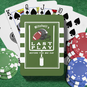 Jeu De Cartes Enterrement de vie de garçon de football dernier j