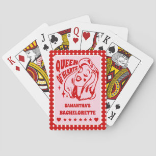 Jeu De Cartes Enterrement de vie de jeune fille Reine de Coeur