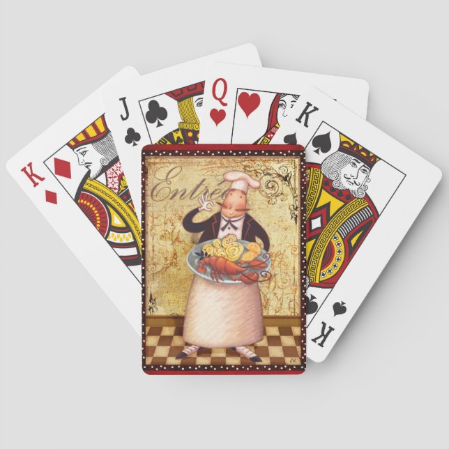 Jeu De Cartes Entrée de chef (dos)