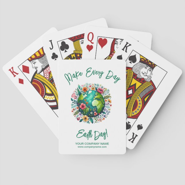 Jeu De Cartes Entreprise jour des terres (dos)