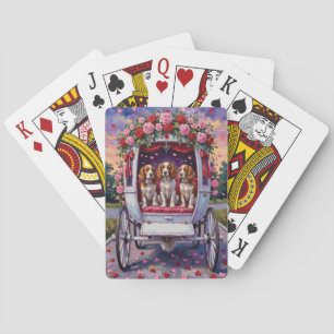 Jeu De Cartes Épagneul breton Saint-Valentin