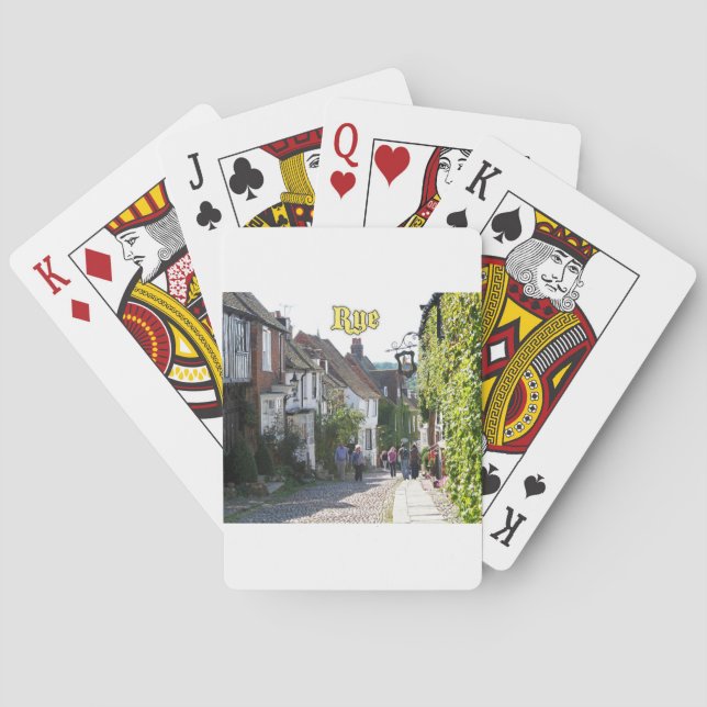 Jeu De Cartes Épatant ! Rye Angleterre (dos)