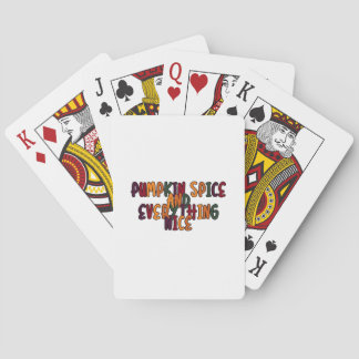 Jeu De Cartes Épice citrouille Et Tout Nice - Citation Drôle De