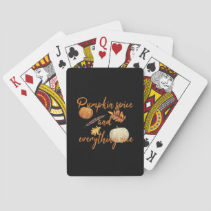 Jeu De Cartes Épice citrouille Et Tout Nice - Drôle Hallowee