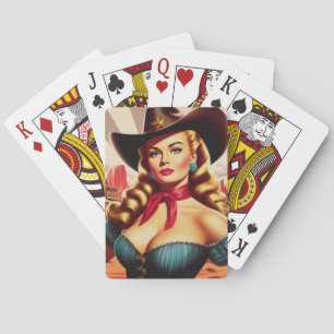 Jeu De Cartes Épinglette vintage