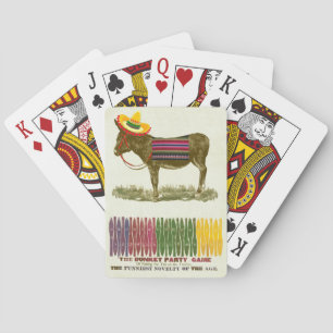 Jeu De Cartes Éplucher la queue sur l'âne