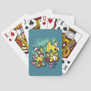 Jeu De Cartes Épouvantablement mignon   Chats monstrueux Hallowe