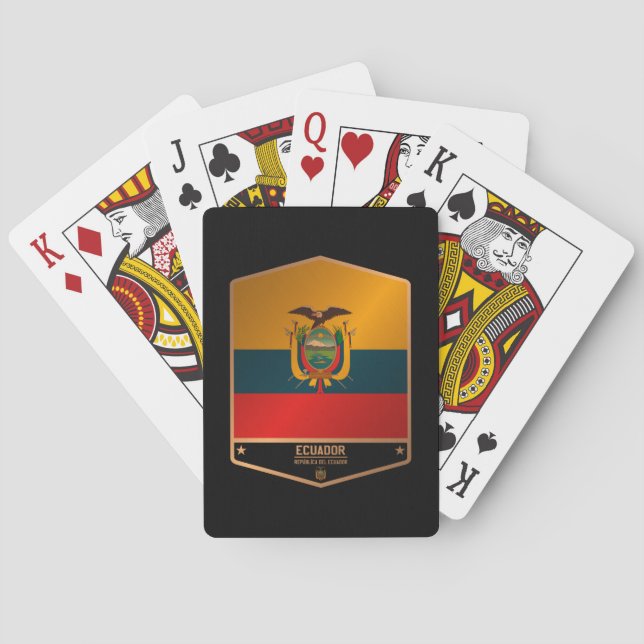 Jeu De Cartes Équateur (dos)