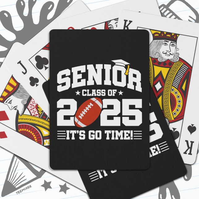 Jeu De Cartes Équipe de football Classe de 2025 Graduation Senio (Créateur téléchargé)