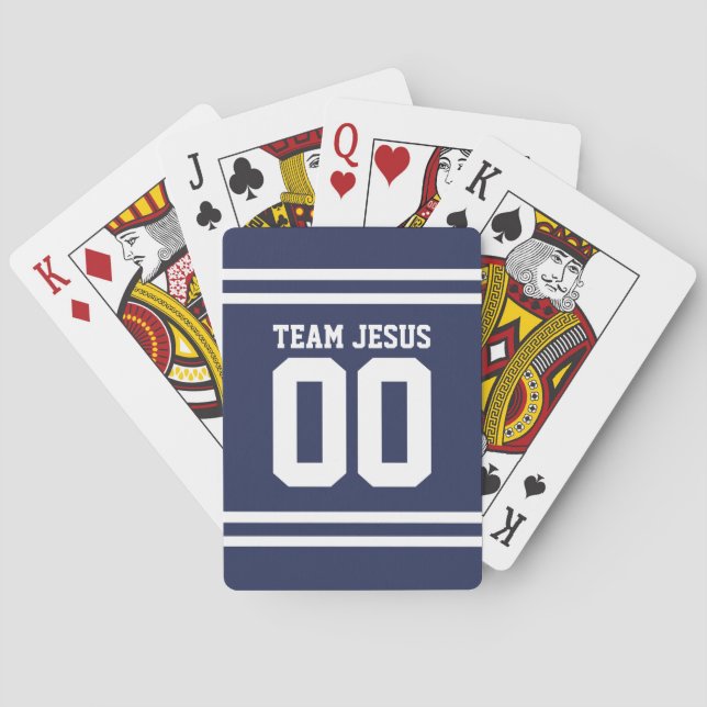 Jeu De Cartes Équipe Jésus (dos)