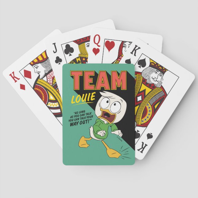 Jeu De Cartes Équipe Louie Jouer des cartes (dos)