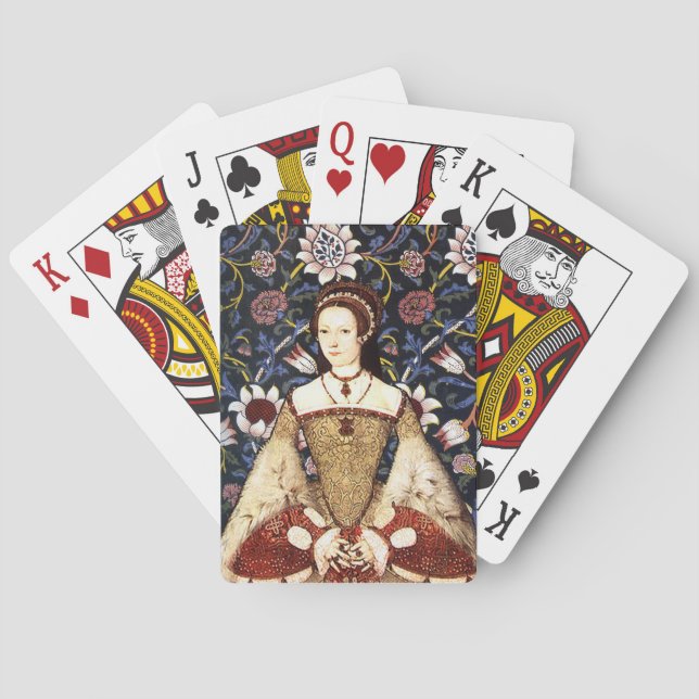 Jeu De Cartes Équipe Parr - Reine Katherine Parr d'Angleterre (dos)