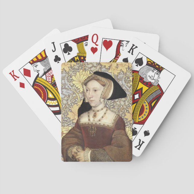 Jeu De Cartes Équipe Seymour - Reine Jane Seymour d'Angleterre (dos)