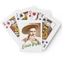 ERNIE PYLE JOUER CARDS CASQUETTE