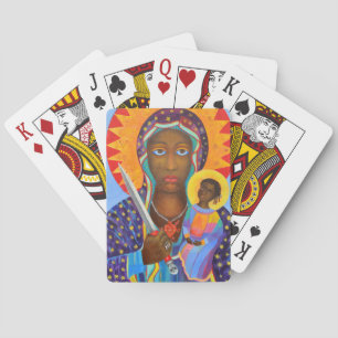 Jeu De Cartes Erzulie Dantor Black Madonna Voodoo Lwa