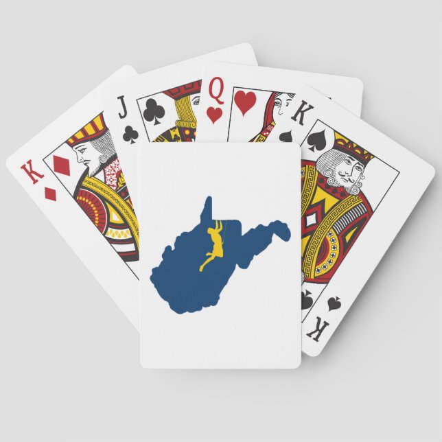 Jeu De Cartes Escalade en Virginie occidentale (dos)