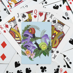 Jeu De Cartes Escargots cubains champignons violets