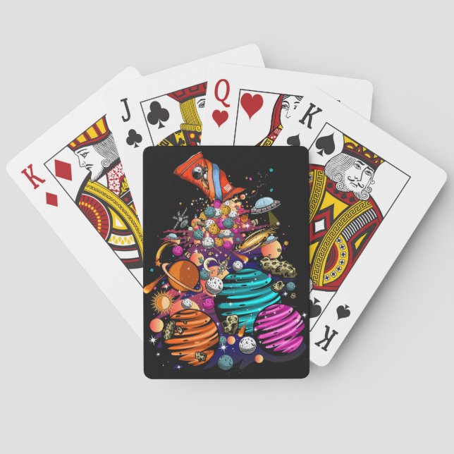 Jeu De Cartes Espace (dos)