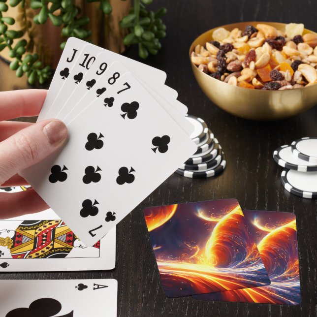 Jeu De Cartes Espace d'eau de feu (In Situ)