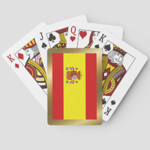 Jeu De Cartes Espagne Drapeau Jouer des cartes