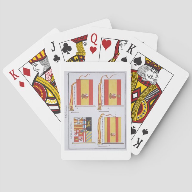 Jeu De Cartes Espagnol diminue, d'un livre français des (dos)