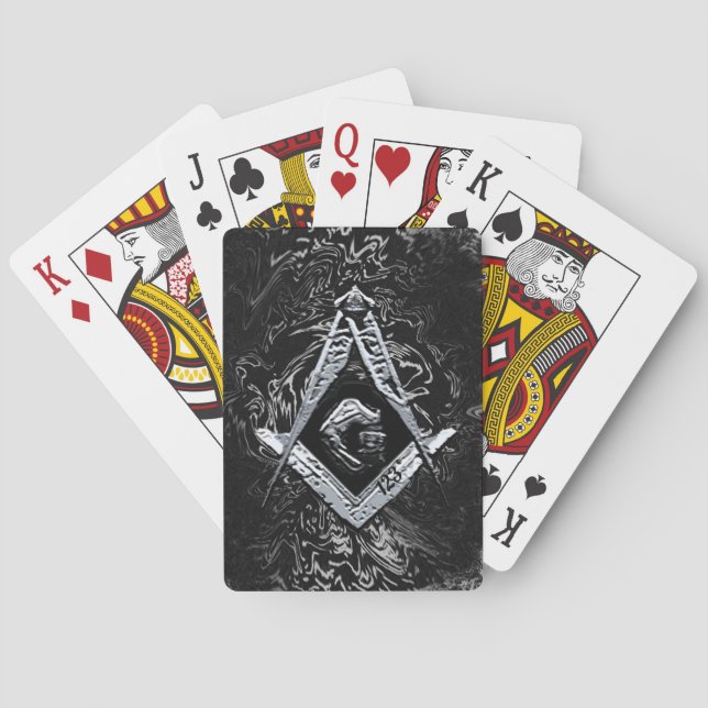 Jeu De Cartes Esprit maçonnique (SilverySwish) (dos)