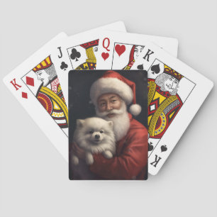 Jeu De Cartes Esquimau américain avec Noël Festif du Père Noël