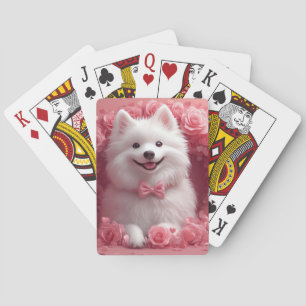 Jeu De Cartes Esquimau américain avec Rose - Saint Valentin