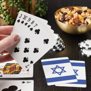 Jeu De Cartes Etat d'Israël Drapeau, Étoile de David Juifs