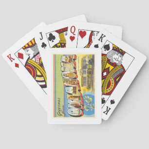 Jeu De Cartes État souvenir CORRECT de Vintage voyage de