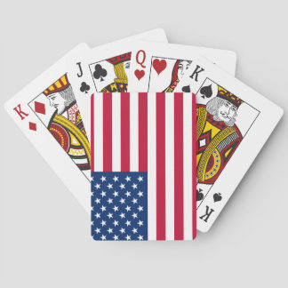 Jeu De Cartes États-Unis Drapeau américain étoiles et rayures