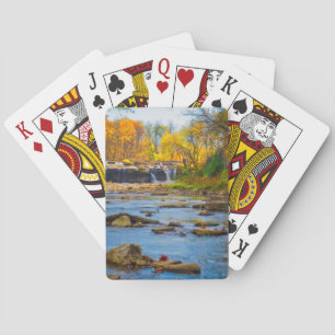 Jeu De Cartes États-Unis, Indiana. Cataract Falls State Recreati