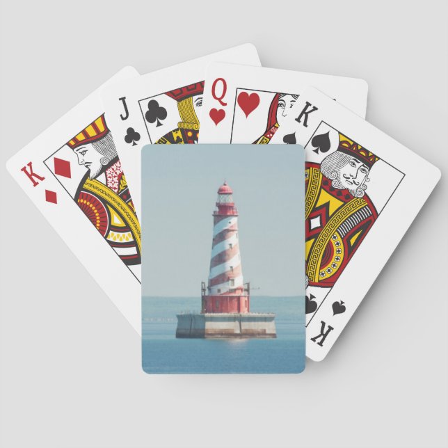 Jeu De Cartes États-Unis, Michigan, Grands Lacs, lac Michigan (dos)